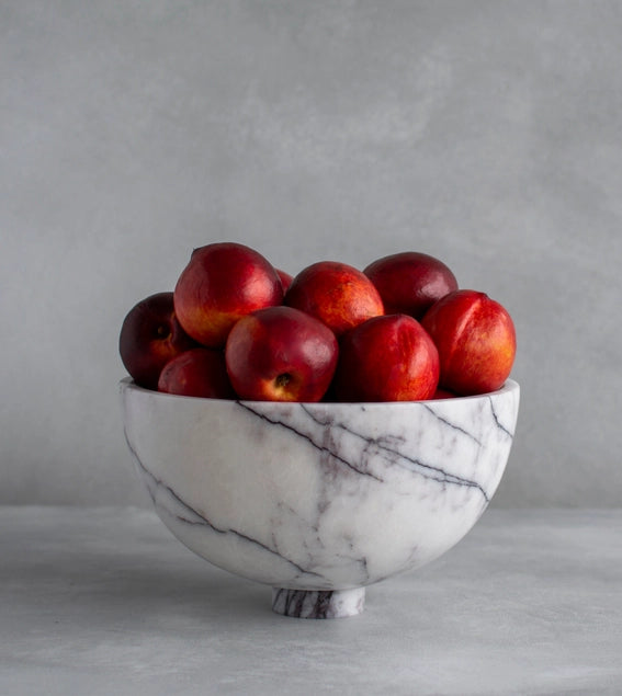 The Bastille Marble Fruit Bowl - THE RIVERMONT